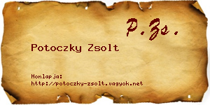 Potoczky Zsolt névjegykártya